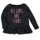 1-Pack Girls Stars Long Sleeve Top-Gerber Childrenswear Wholesale