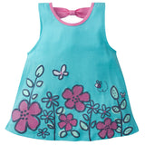 Girls Floral Short Sleeve Top-Gerber Childrenswear Wholesale