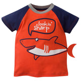 2-Pack Infant & Toddler Boys Dino and Shark Short Sleeve Tops-Gerber Childrenswear Wholesale