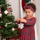 Girls Plaid About You Buttery Soft Viscose Made from Eucalyptus Holiday Headband-Gerber Childrenswear Wholesale