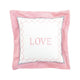 Just Born Dream "Love" Throw Pillow, Pink-Gerber Childrenswear Wholesale