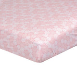 Just Born Dream Fitted Crib Sheet, Pink Floral-Gerber Childrenswear Wholesale