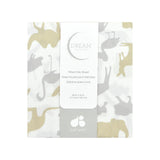 Just Born Dream Fitted Crib Sheet, Taupe Jungle-Gerber Childrenswear Wholesale
