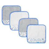 Just Born® 4-Pack Sailing Woven Washcloths-Gerber Childrenswear Wholesale