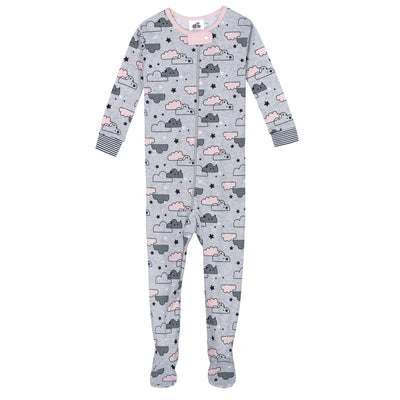 Baby Girls Clouds Organic Sleep 'n Play-Gerber Childrenswear Wholesale