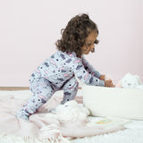 Baby Girls Clouds Organic Sleep 'n Play-Gerber Childrenswear Wholesale