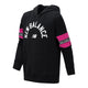 Girls' Black Hooded French Terry Pullover-Gerber Childrenswear Wholesale