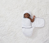 Just Born Neutral Baby Bath Swaddle-Gerber Childrenswear Wholesale