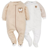 19-Piece Neutral Brown Bear Gift Set-Gerber Childrenswear Wholesale