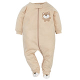 2-Pack Neutral Brown Bear Sleep N' Play-Gerber Childrenswear Wholesale