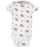 5-Pack Boys Brown Bear Variety Onesies® Bodysuits-Gerber Childrenswear Wholesale