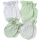4-Pack Neutral Mint Green Bear Mittens-Gerber Childrenswear Wholesale