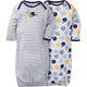 2-Pack Boys Sports Mitten Cuff Gowns-Gerber Childrenswear Wholesale