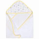 2-Pack Neutral Grey Lamb Terry Hooded Towels-Gerber Childrenswear Wholesale