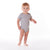 5-Pack Heather Grey Premium Short Sleeve Onesies® Bodysuits-Gerber Childrenswear Wholesale