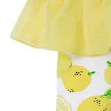 2-Piece Girls Lemon Shirt & Tutu Capri Set-Gerber Childrenswear Wholesale