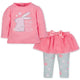 2-Piece Girls Bunny Top & Tutu Leggings Set-Gerber Childrenswear Wholesale