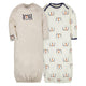 2-Pack Boys Tiger Mitten Cuff Gowns-Gerber Childrenswear Wholesale