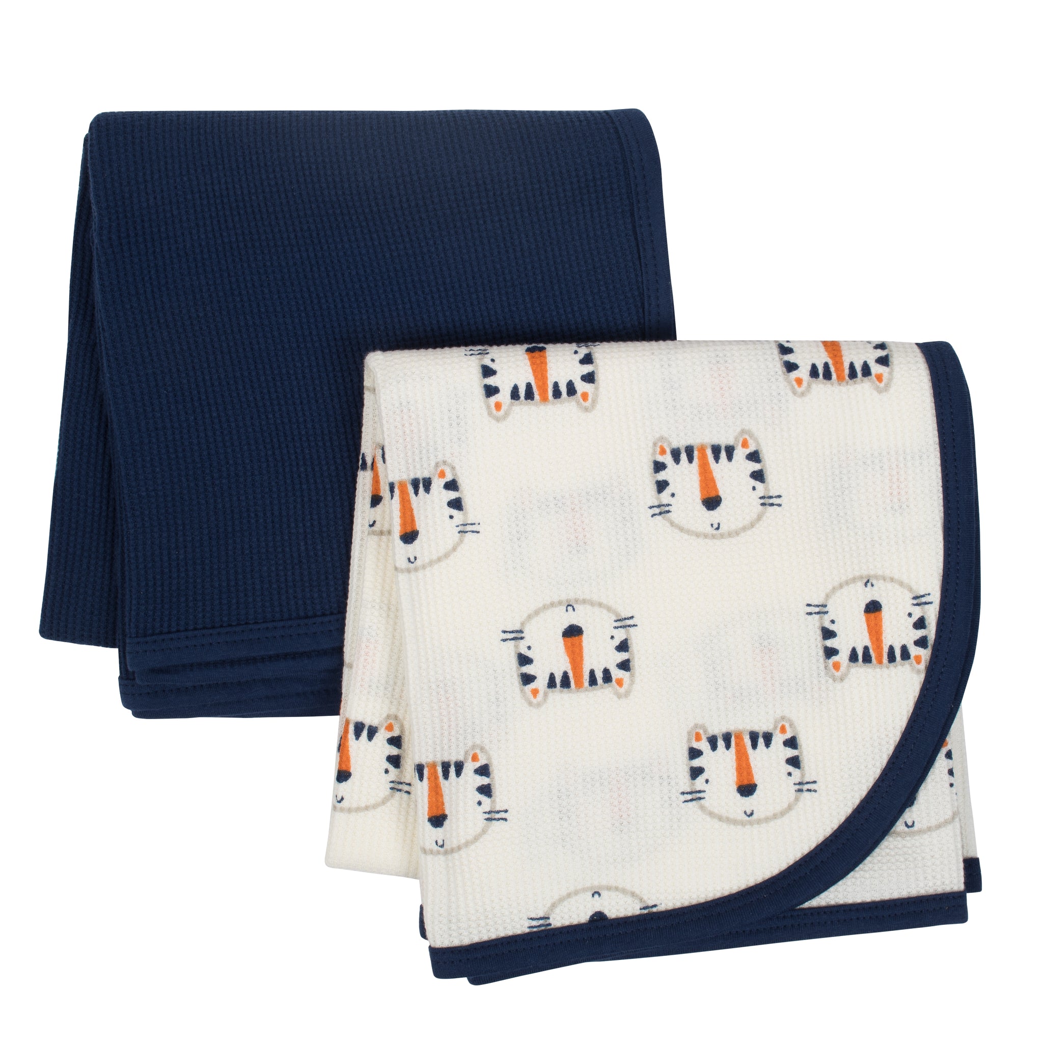 2-Pack Boys Cats Thermal Blankets-Gerber Childrenswear Wholesale