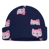 5-Pack Girls Fox Caps-Gerber Childrenswear Wholesale