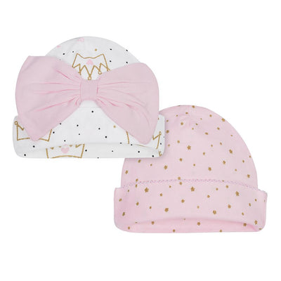 2-Pack Girls Princess Caps-Gerber Childrenswear Wholesale
