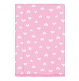 4-Pack Girls Pink Fox Flannel Burp Cloths-Gerber Childrenswear Wholesale