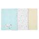 3-Pack Neutral Clouds Knit Burp Cloths-Gerber Childrenswear Wholesale