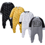 4-Pack Boys Stars Sleep N' Play-Gerber Childrenswear Wholesale