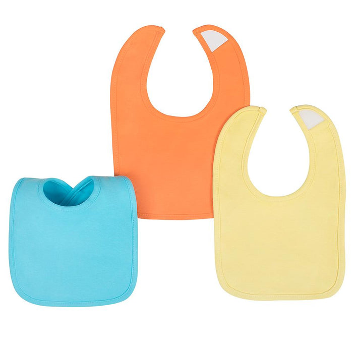 3-Pack Neutral Solid Colors Dribbler Bibs-Gerber Childrenswear Wholesale