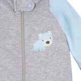 3-Pack Baby Boys Bear Organic Sleep N' Plays-Gerber Childrenswear Wholesale