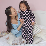 2-Pack Toddler Girl Pink Hearts Blanket Sleepers-Gerber Childrenswear Wholesale
