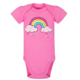 4-Piece Baby Girls Rainbow Onesies® Bodysuit, Shirt, Pants & Skort Set-Gerber Childrenswear Wholesale