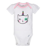 4-Piece Baby Girls Pop Star Onesies® Bodysuit, Shirt, Pants, and Short Set-Gerber Childrenswear Wholesale