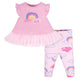 2-Piece Infant Girls Rainbow Tunic & Legging Set-Gerber Childrenswear Wholesale