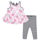 2-Piece Infant and Toddler Girls Flamingo Tunic & Legging Set-Gerber Childrenswear Wholesale