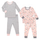 4-Piece Organic Toddler Girls Sheep Snug Fit Pajamas-Gerber Childrenswear Wholesale