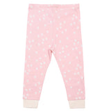 4-Piece Organic Girls Snug Fit Bunny Pajamas-Gerber Childrenswear Wholesale