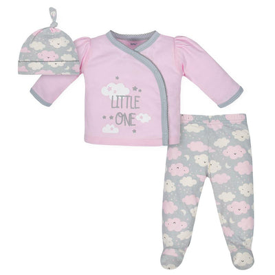 3-Piece Infant Girls Little One Take-Me-Home Set-Gerber Childrenswear Wholesale