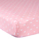 Girls Pink Princess Fitted Crib Sheet-Gerber Childrenswear Wholesale