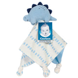 Boys Blue Dinosaur Security Blanket-Gerber Childrenswear Wholesale