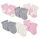 6-Pack Girls Happy Terry Bootie Socks-Gerber Childrenswear Wholesale