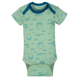 4-Pack Boys Squid Short Sleeve Onesies® Bodysuits-Gerber Childrenswear Wholesale