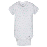 4-Pack Neutral Elephants Short Sleeve Onesies® Bodysuits-Gerber Childrenswear Wholesale