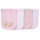4-Pack Girls Princess Castle Terry Burp Cloths-Gerber Childrenswear Wholesale