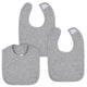 3-Pack Craft Gray Dribbler Bibs-Gerber Childrenswear Wholesale
