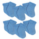 6-Pack Craft Blue Wiggle- Proof® Bootie Socks-Gerber Childrenswear Wholesale