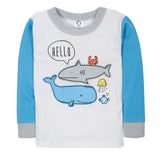 4-Piece Boys Shark Snug Fit Pajama Set-Gerber Childrenswear Wholesale