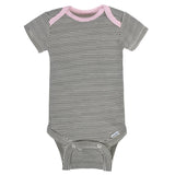 8-Pack Baby Girls Bunny Short Sleeve Onesies® Bodysuits-Gerber Childrenswear Wholesale