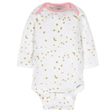 6-Pack Baby Girls Castle Long Sleeve Onesies® Bodysuits-Gerber Childrenswear Wholesale