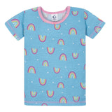 4-Piece Girls Rainbow Snug Fit Pajama Set-Gerber Childrenswear Wholesale